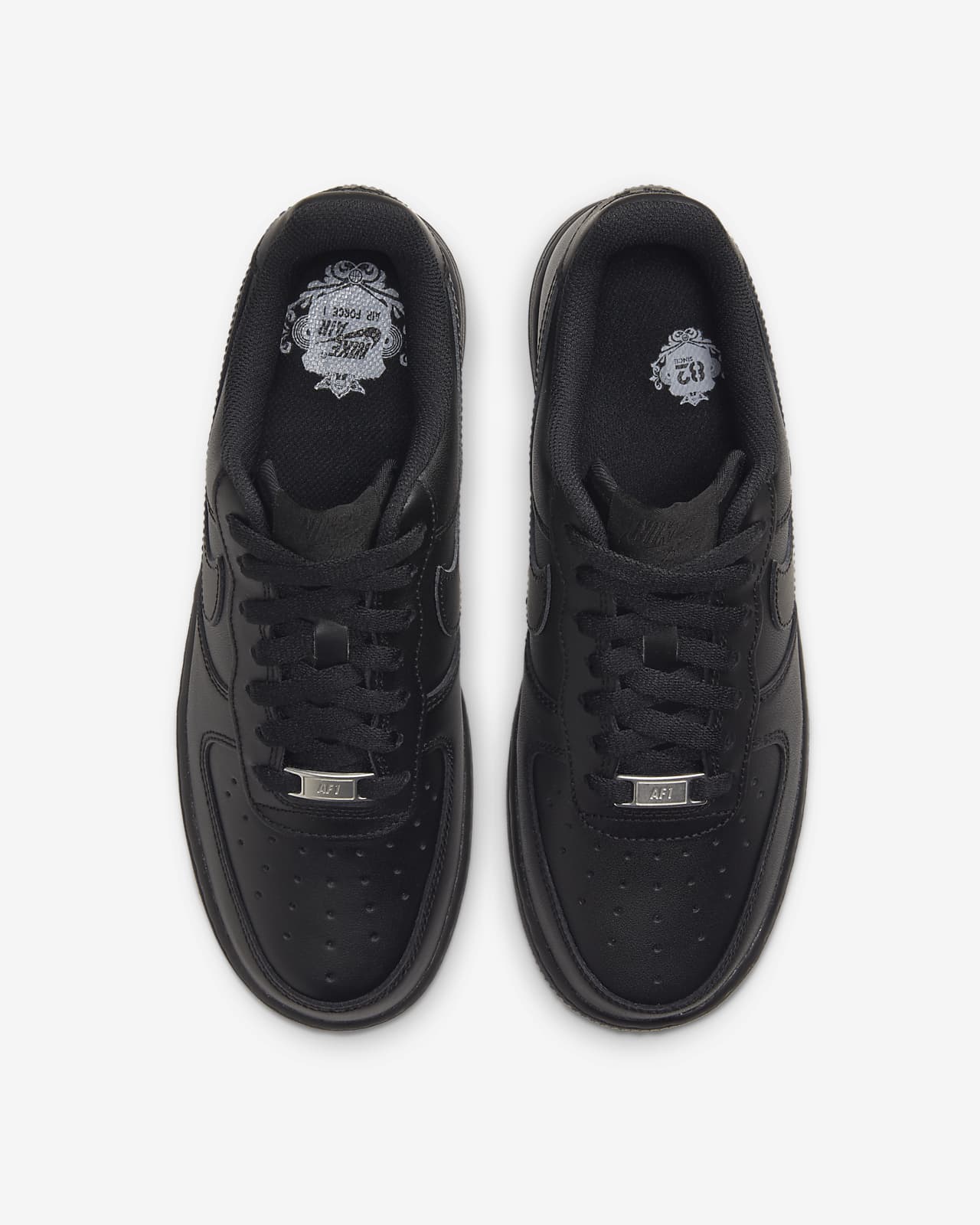 af1 black size 6